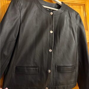 Women's Black Theory Leather Jacket